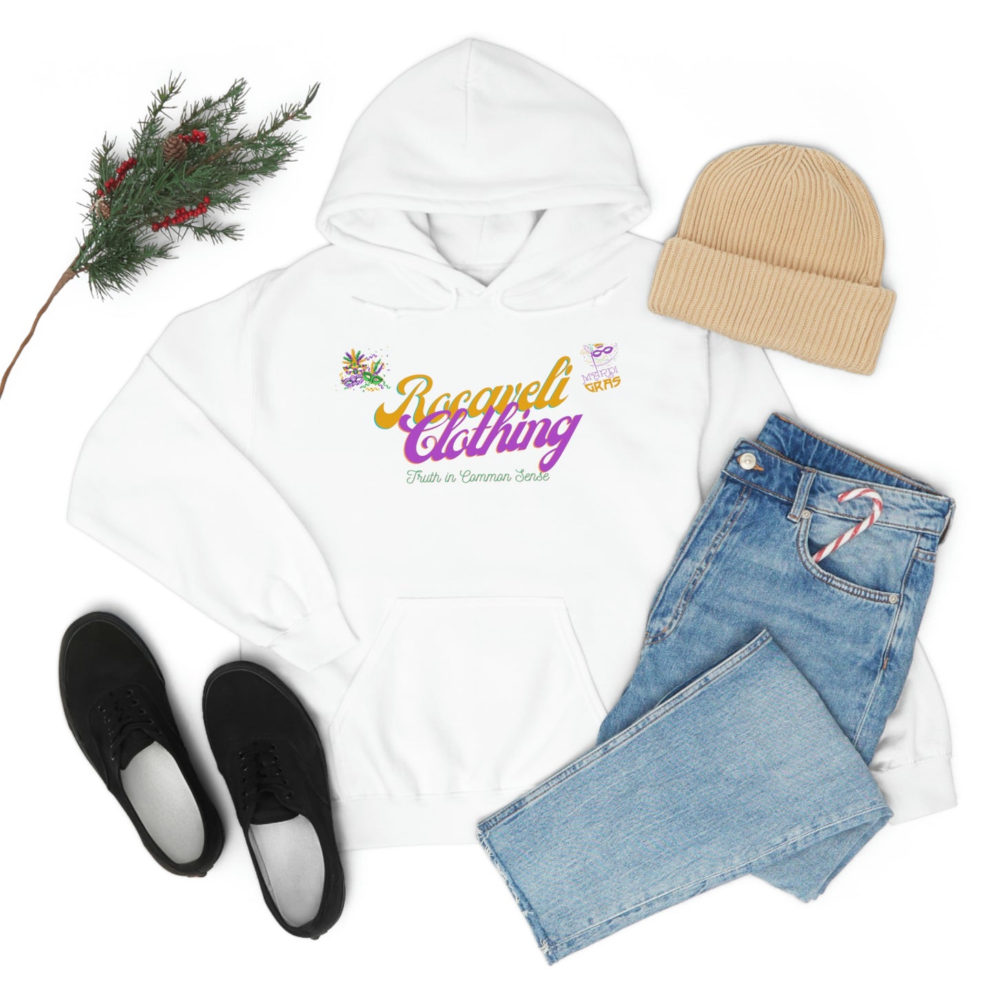 ROCAVELI CLOTHING MARDI GRAS EDITION HOODIE