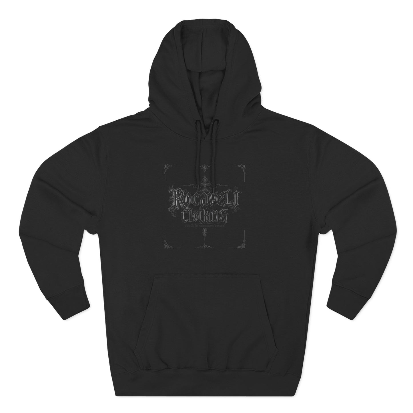 ROCAVELI CLOTHING Hoodie - "New Year New Goals, Same Grind" Graphic Fleece Hoodie