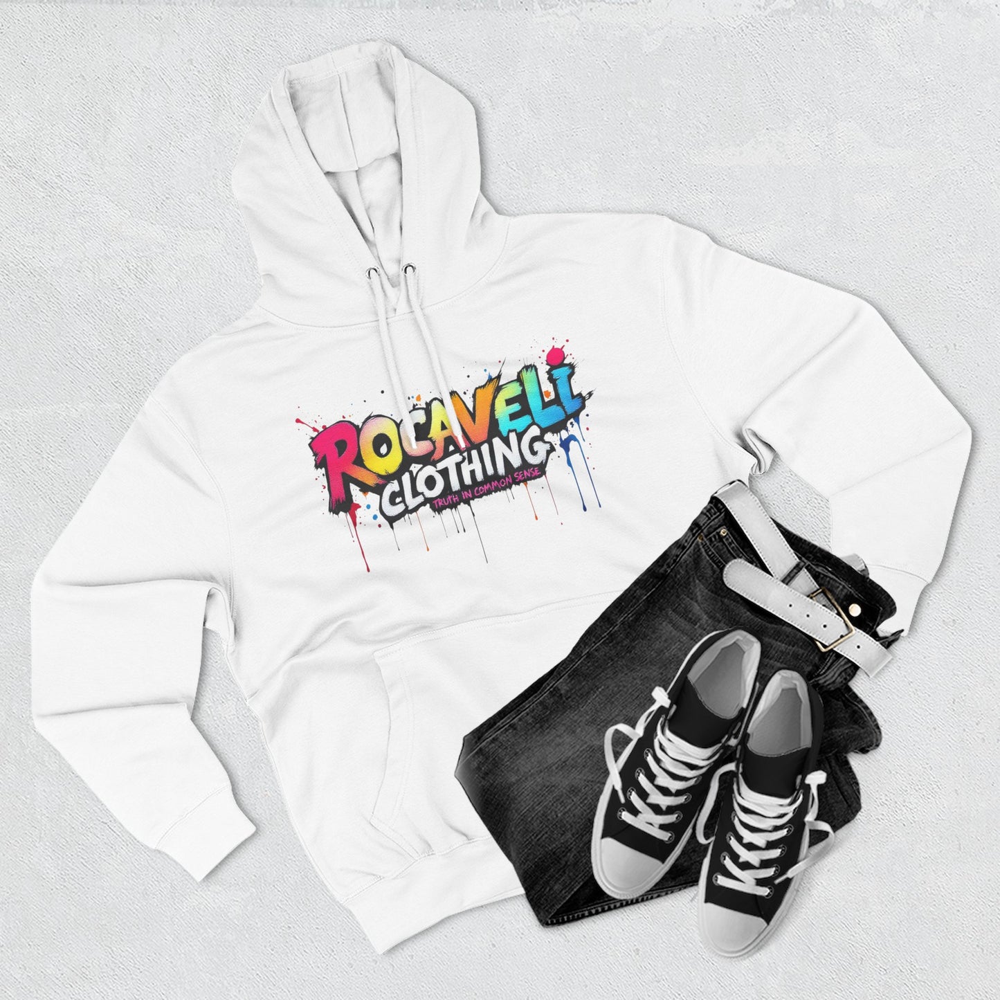 ROCAVELI CLOTHING DOING WHATS BEST FOR ME Three-Panel Fleece Hoodie