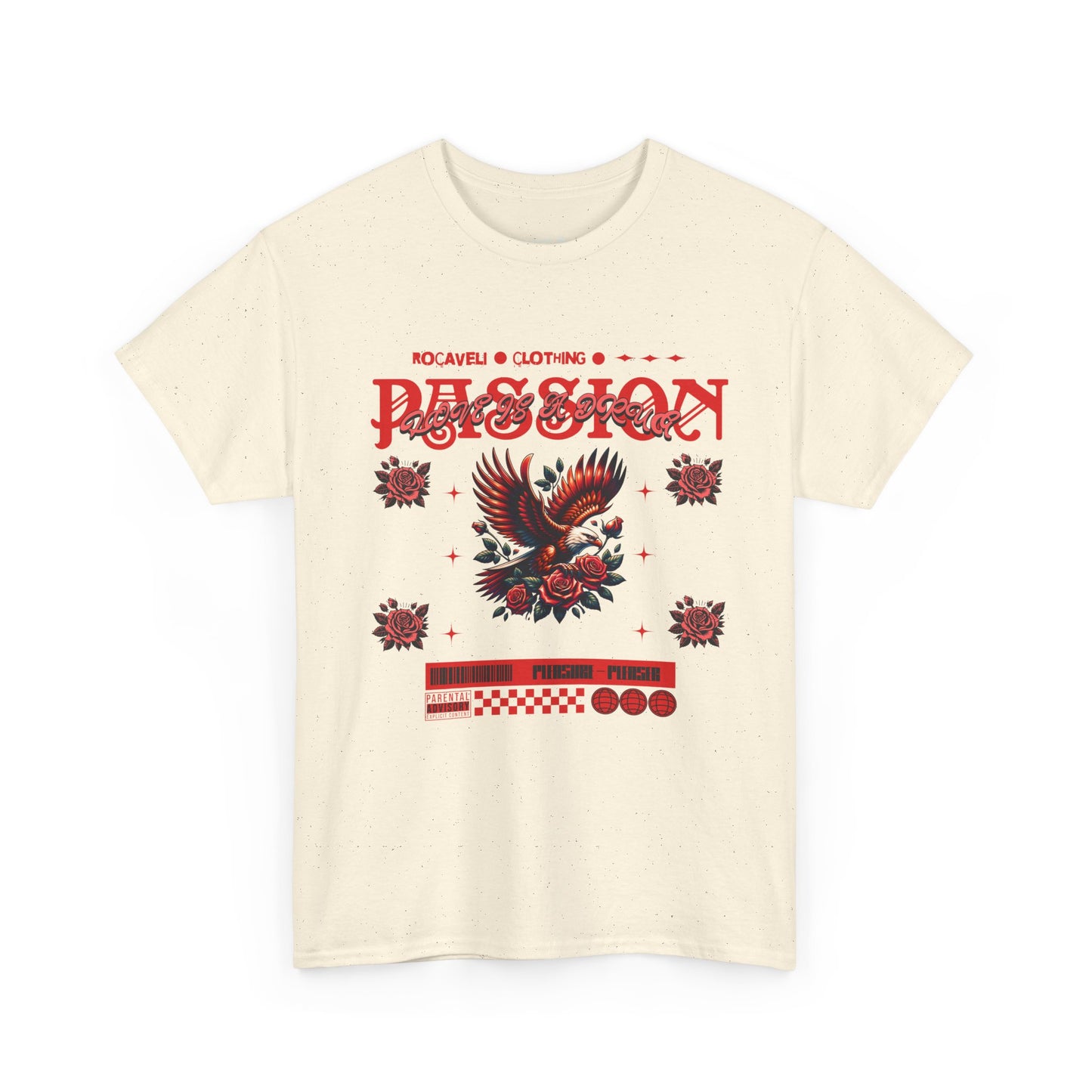 ROCAVELI CLOTHING Passion HEAVY Graphic Tee —