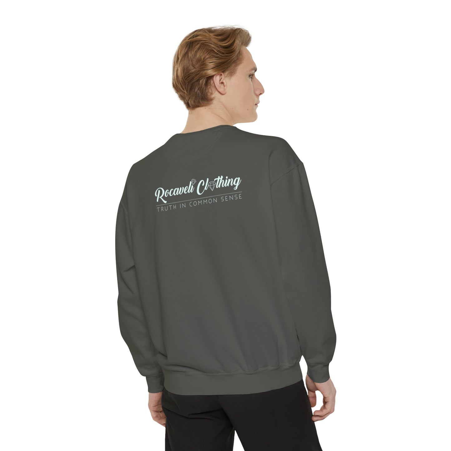 Unisex Garment-Dyed Sweatshirt ROCAVELI WOLF EDITION