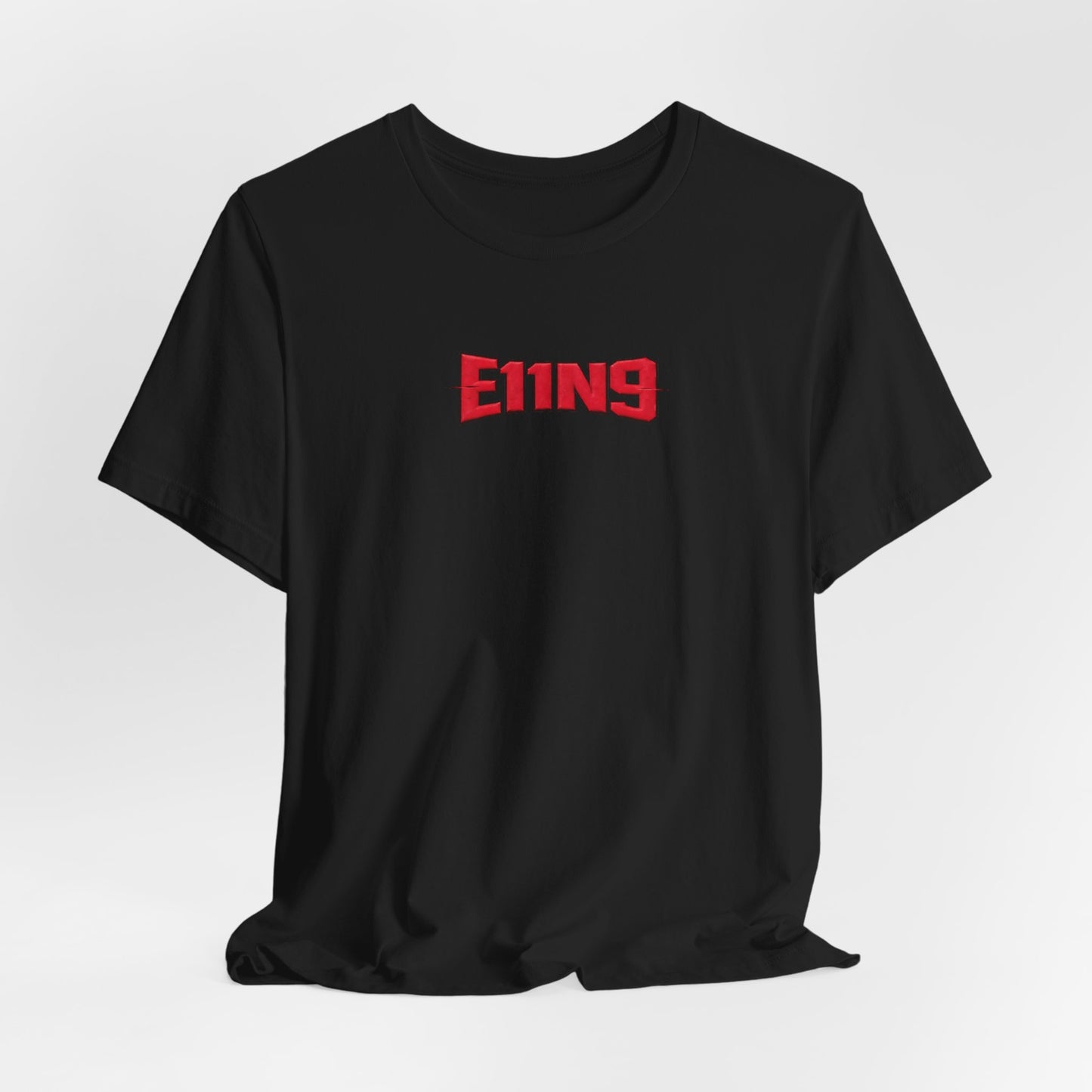 E119 Red Logo Tee - Minimal Retro Graphic T-Shirt
