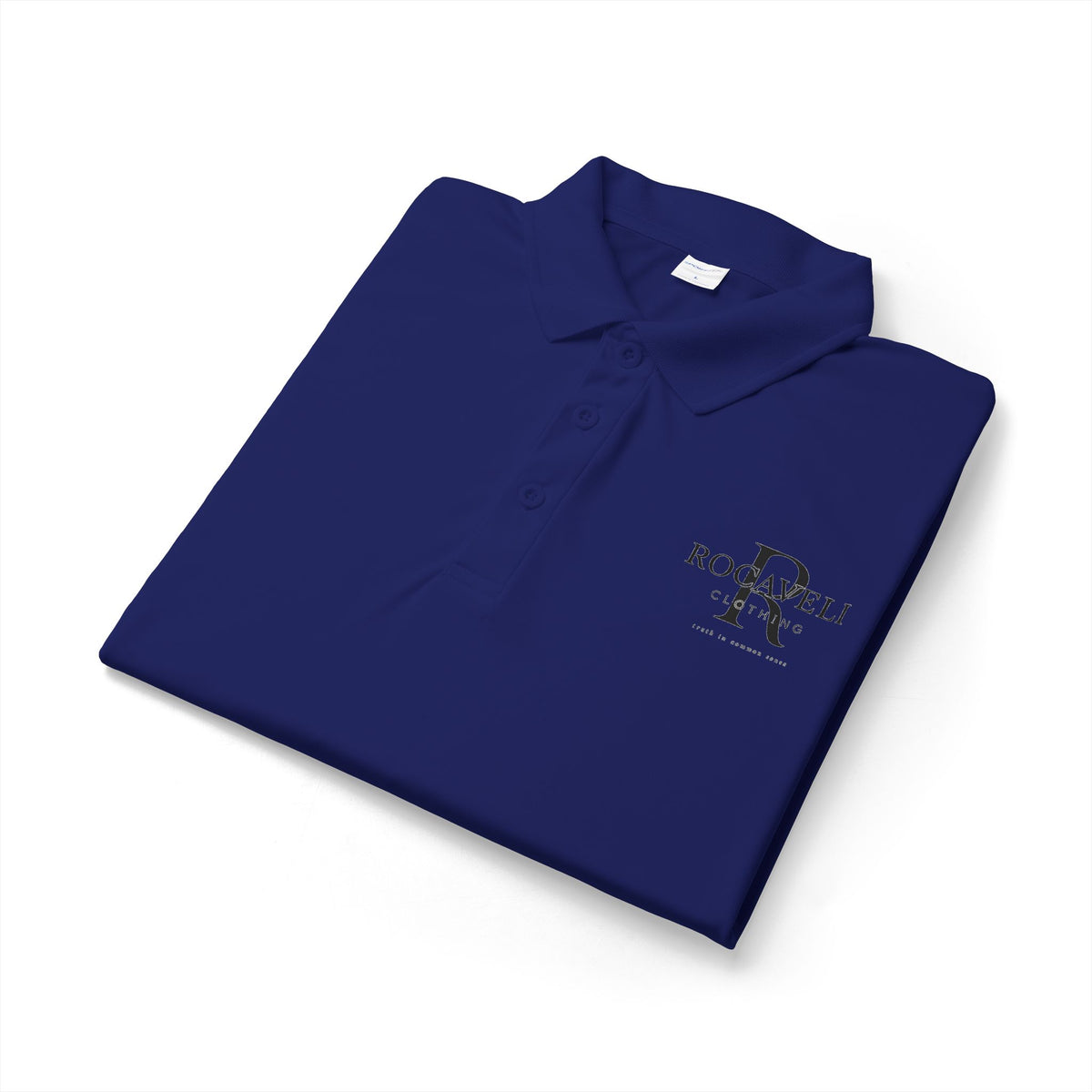 Rocaveli Branded Polo Shirt — Embroidered Logo Performance dry fit