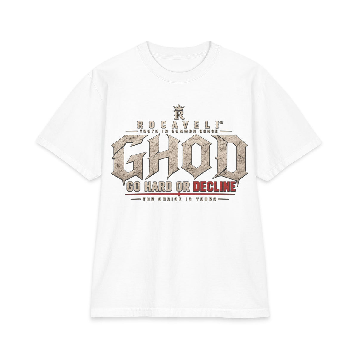 GHOD "Go Hard or Decline" thick feel slightly over size