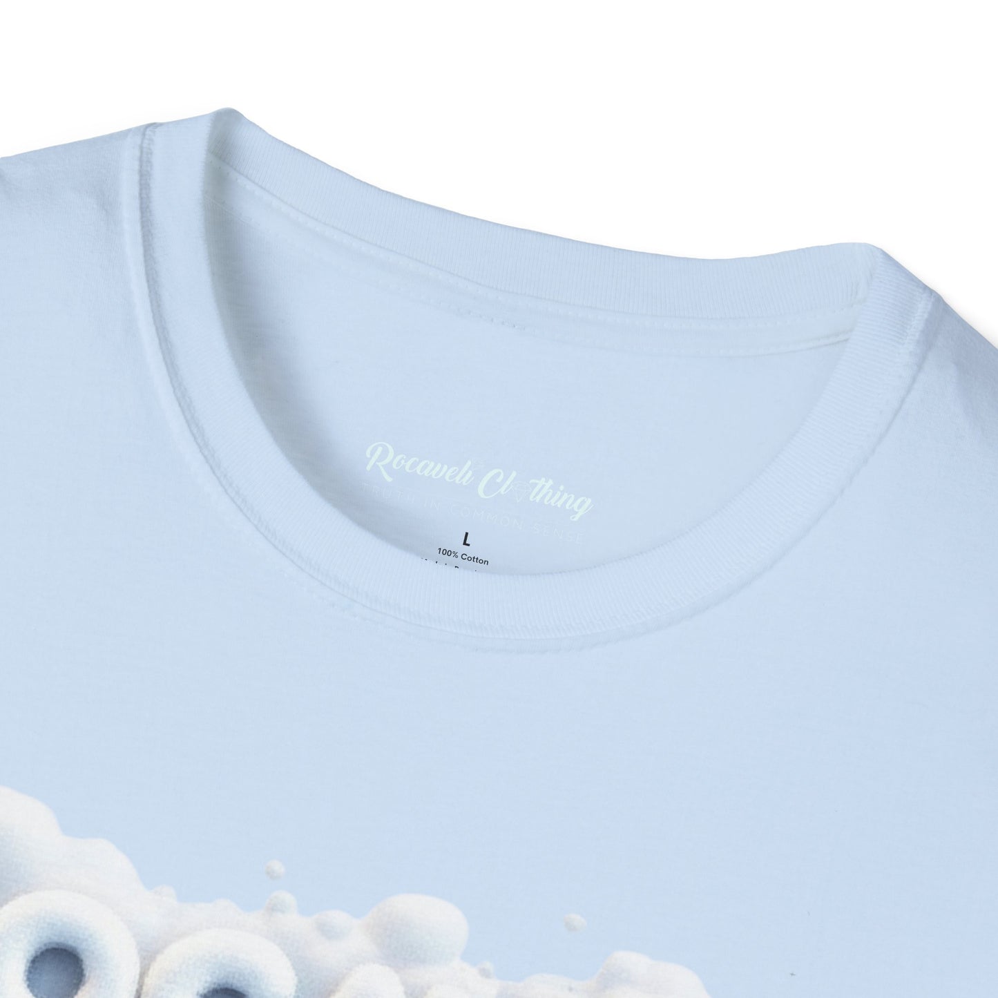 T-Shirt — Rocaveli Clothing “Truth in Common Sense” / Back: “Your negative spirit won’t infiltrate this kingdom”