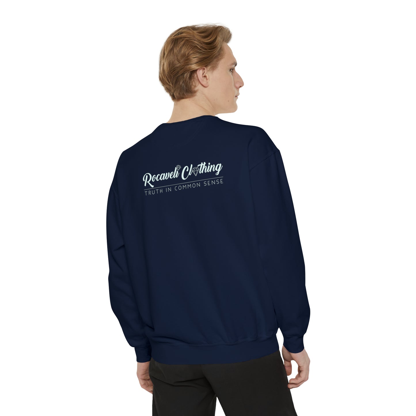 Unisex Garment-Dyed Sweatshirt ROCAVELI WOLF EDITION