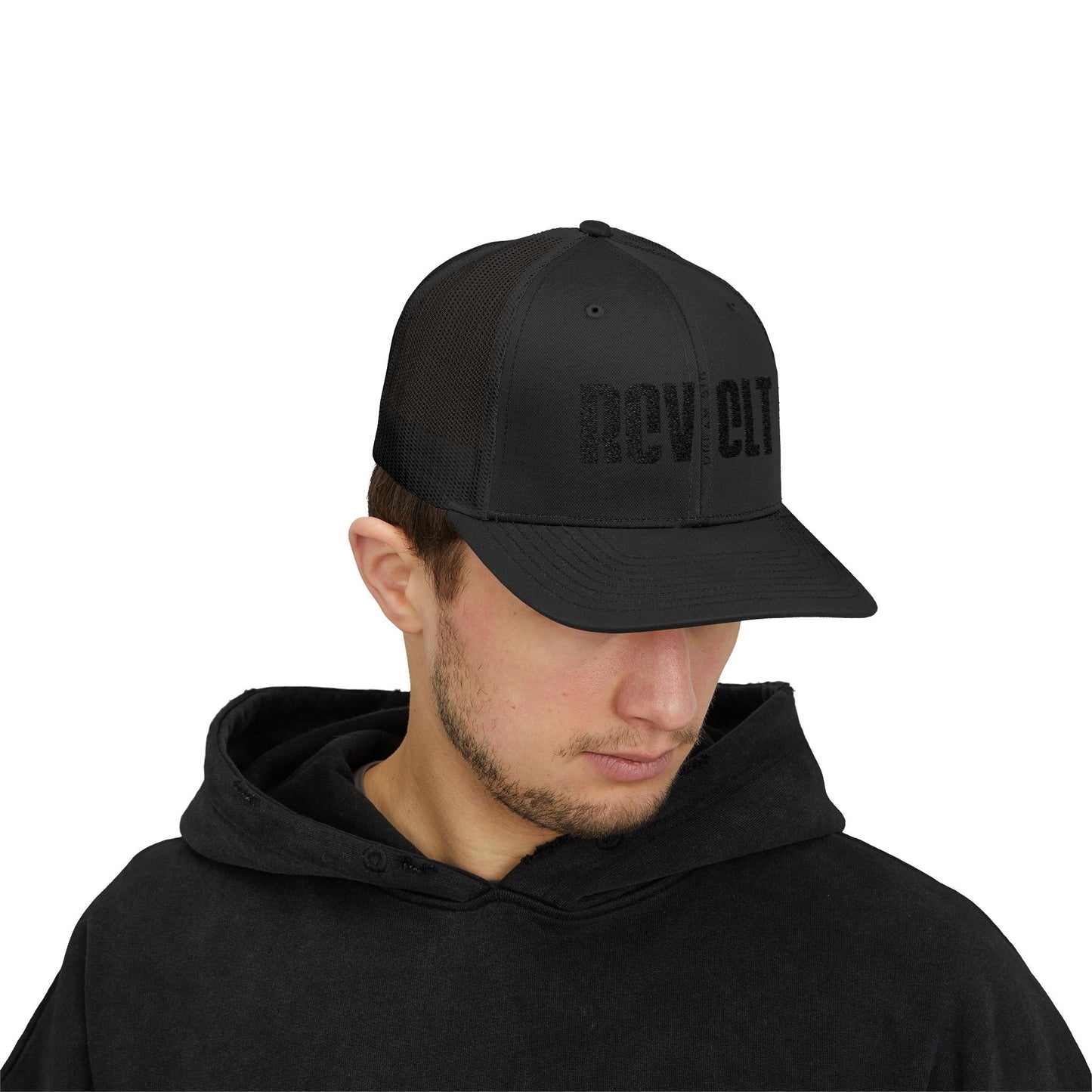 Revolt Trucker Cap — Vintage Distressed Logo Snapback