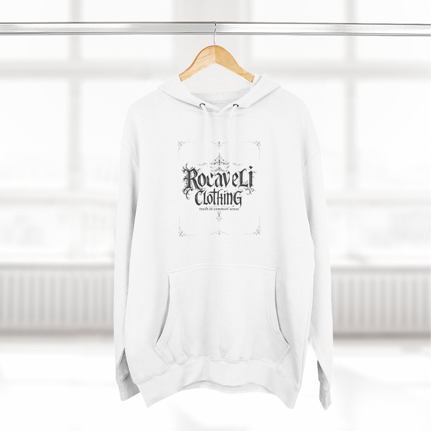 ROCAVELI CLOTHING Hoodie - "New Year New Goals, Same Grind" Graphic Fleece Hoodie