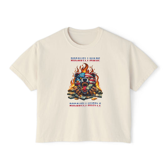Women's Boxy Tee Rocaveli Made Rocaveli Hustle
