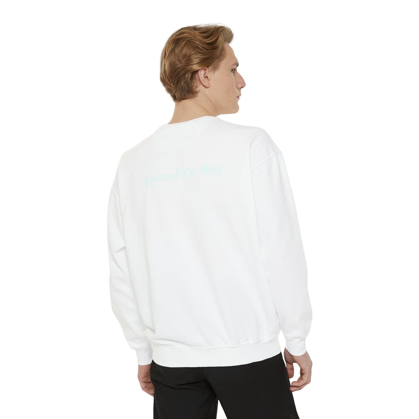 Unisex Garment-Dyed Sweatshirt ROCAVELI WOLF EDITION