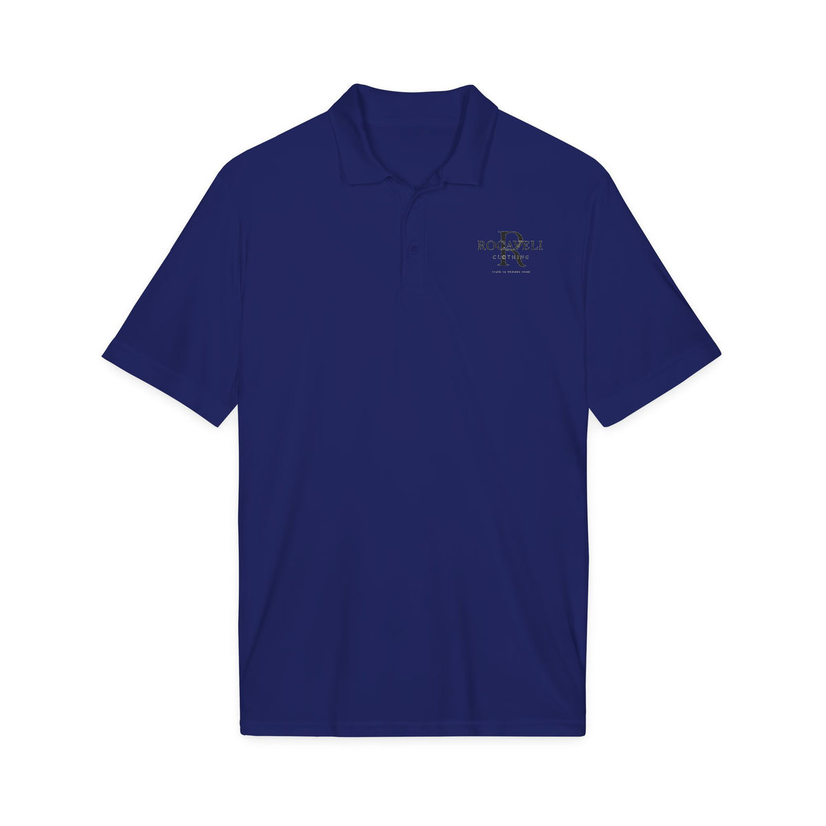 Rocaveli Branded Polo Shirt — Embroidered Logo Performance dry fit