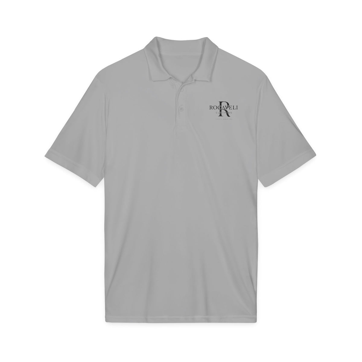 Rocaveli Branded Polo Shirt — Embroidered Logo Performance dry fit