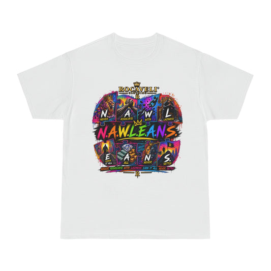 Nawleans Colorblock Graphic T-Shirt — BAGGY FIT