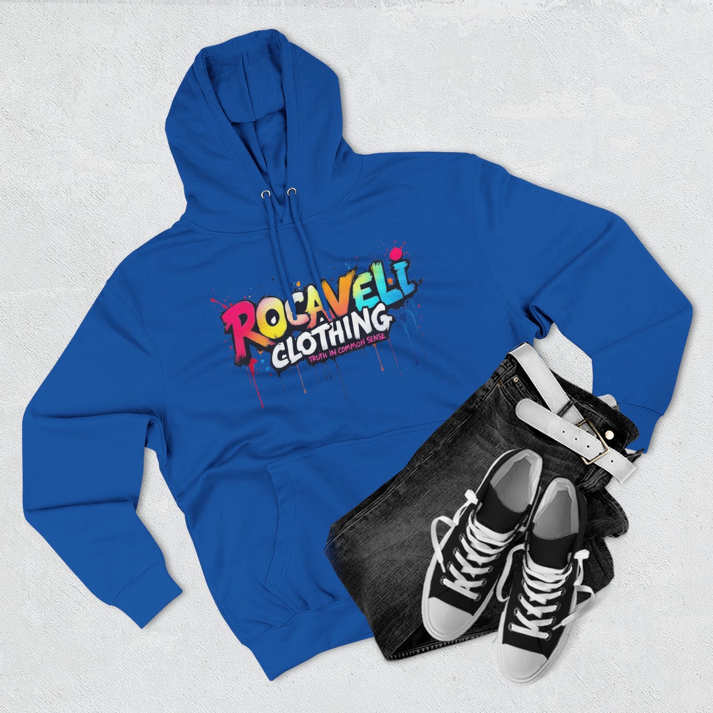 ROCAVELI CLOTHING DOING WHATS BEST FOR ME Three-Panel Fleece Hoodie