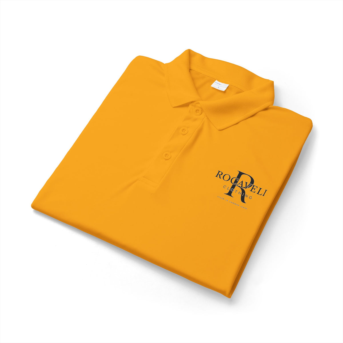 Rocaveli Branded Polo Shirt — Embroidered Logo Performance dry fit