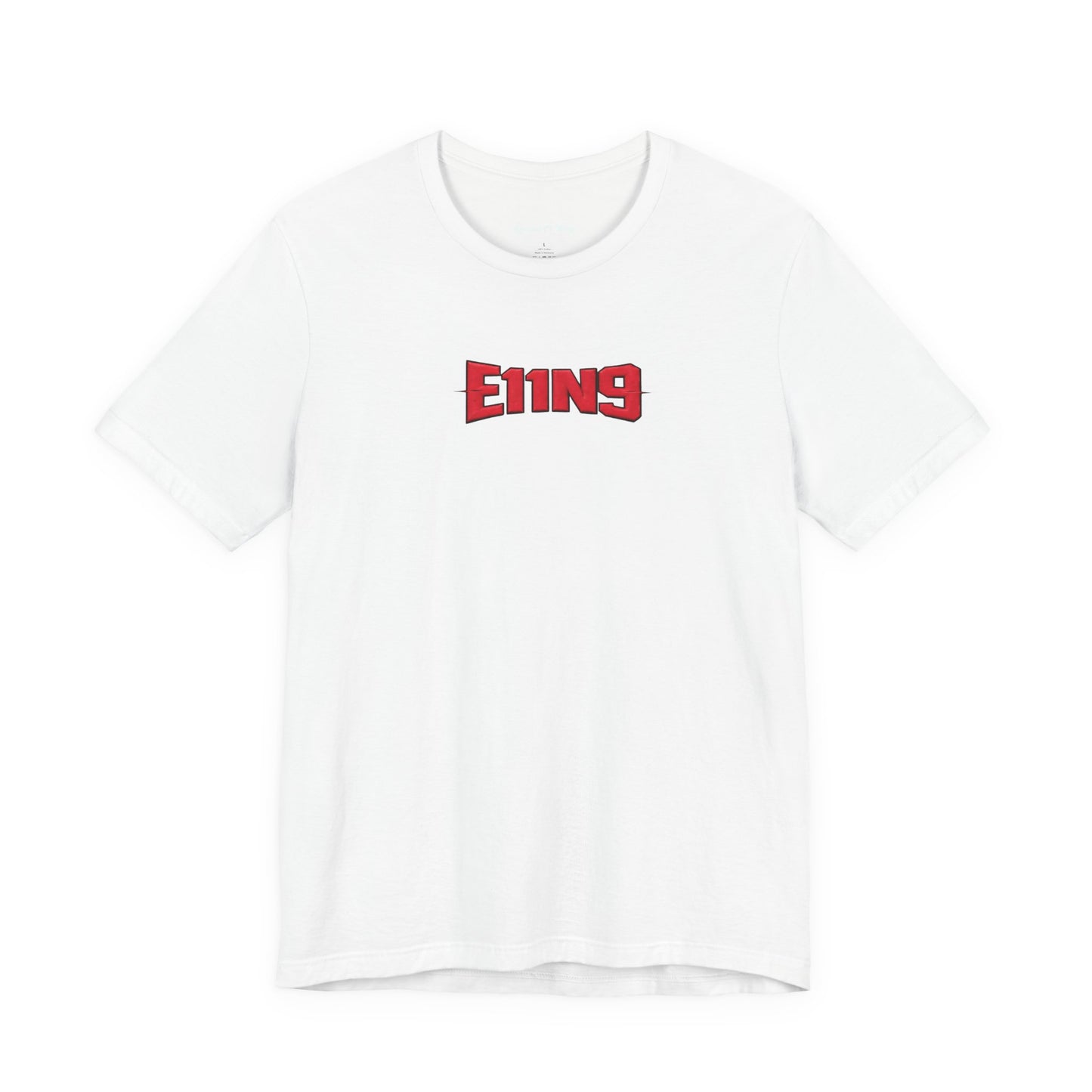 E119 Red Logo Tee - Minimal Retro Graphic T-Shirt