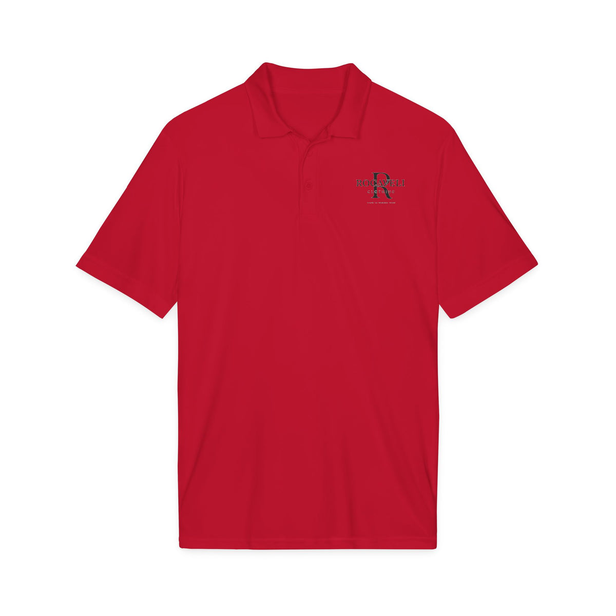 Rocaveli Branded Polo Shirt — Embroidered Logo Performance dry fit