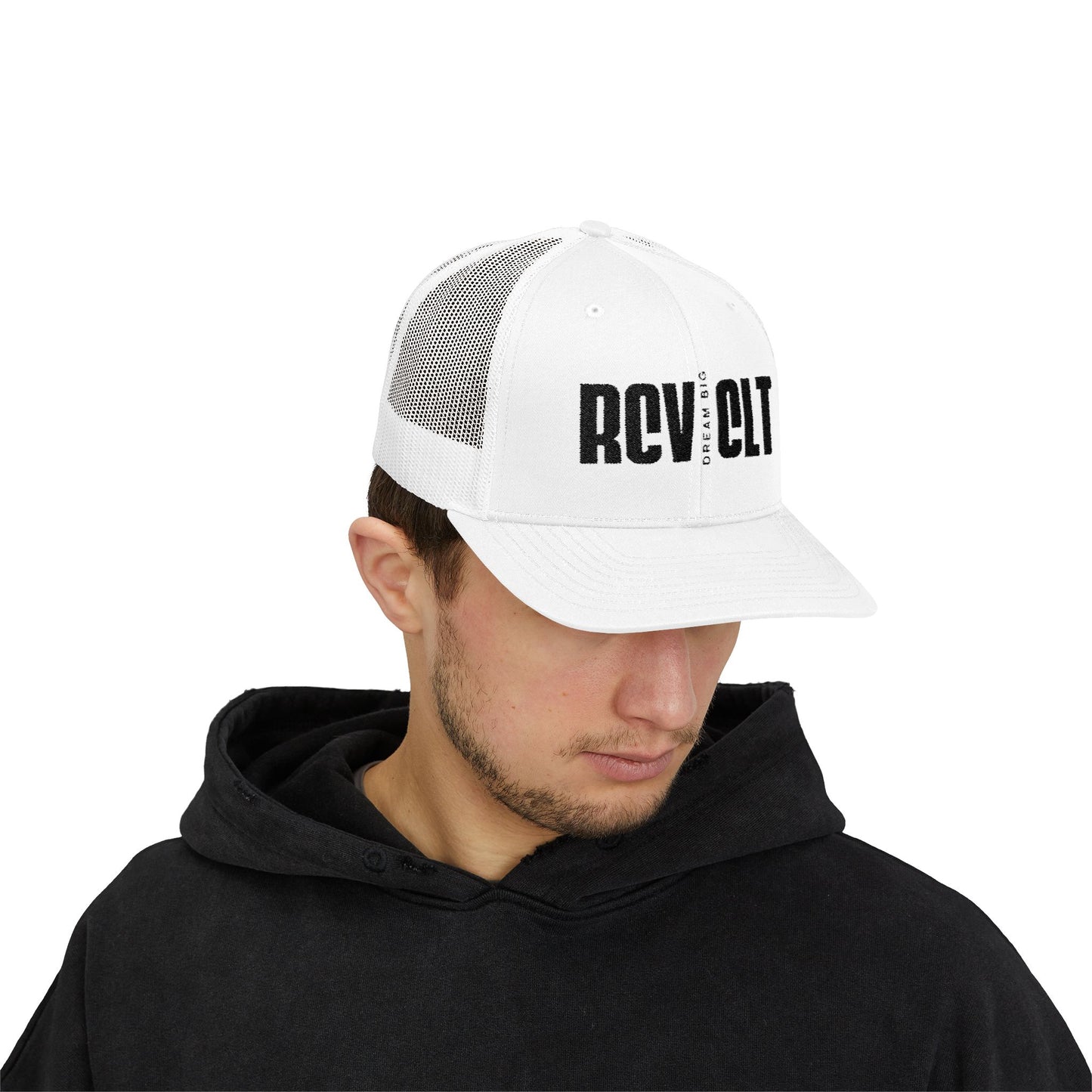 Revolt Trucker Cap — Vintage Distressed Logo Snapback