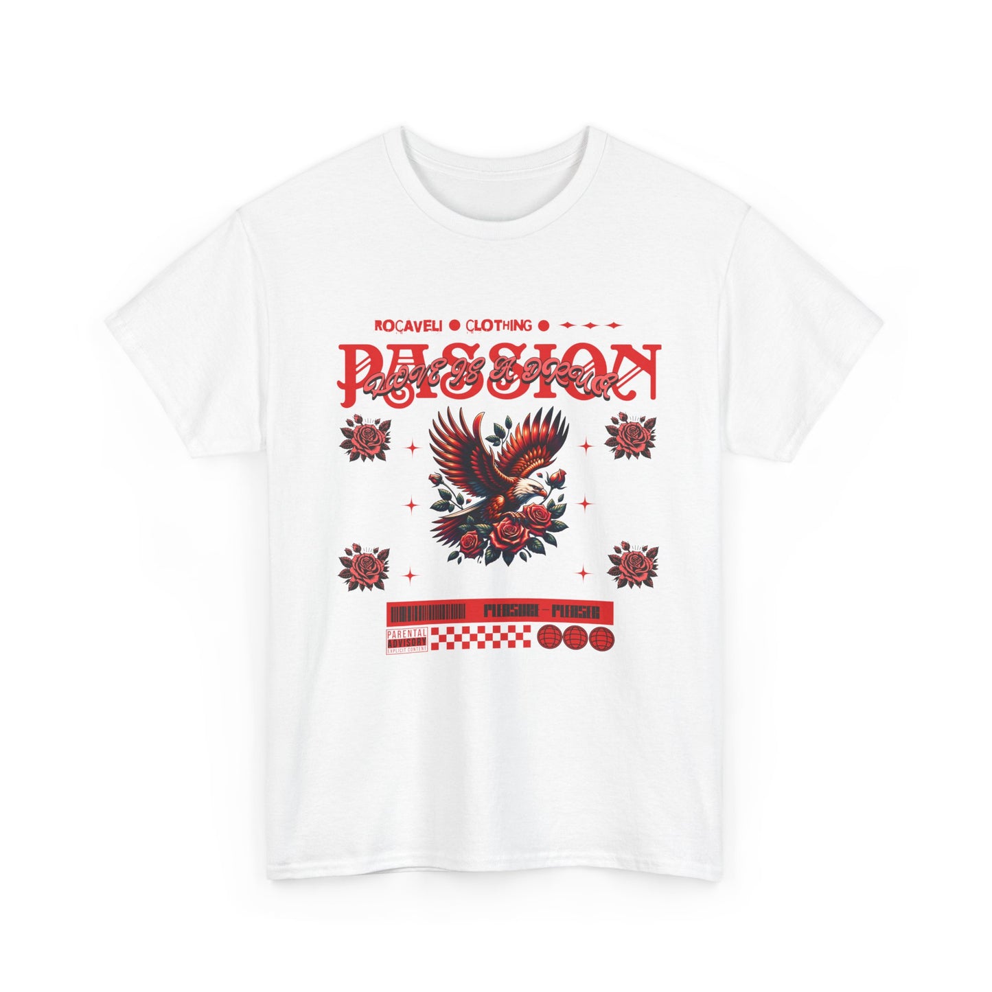 ROCAVELI CLOTHING Passion HEAVY Graphic Tee —