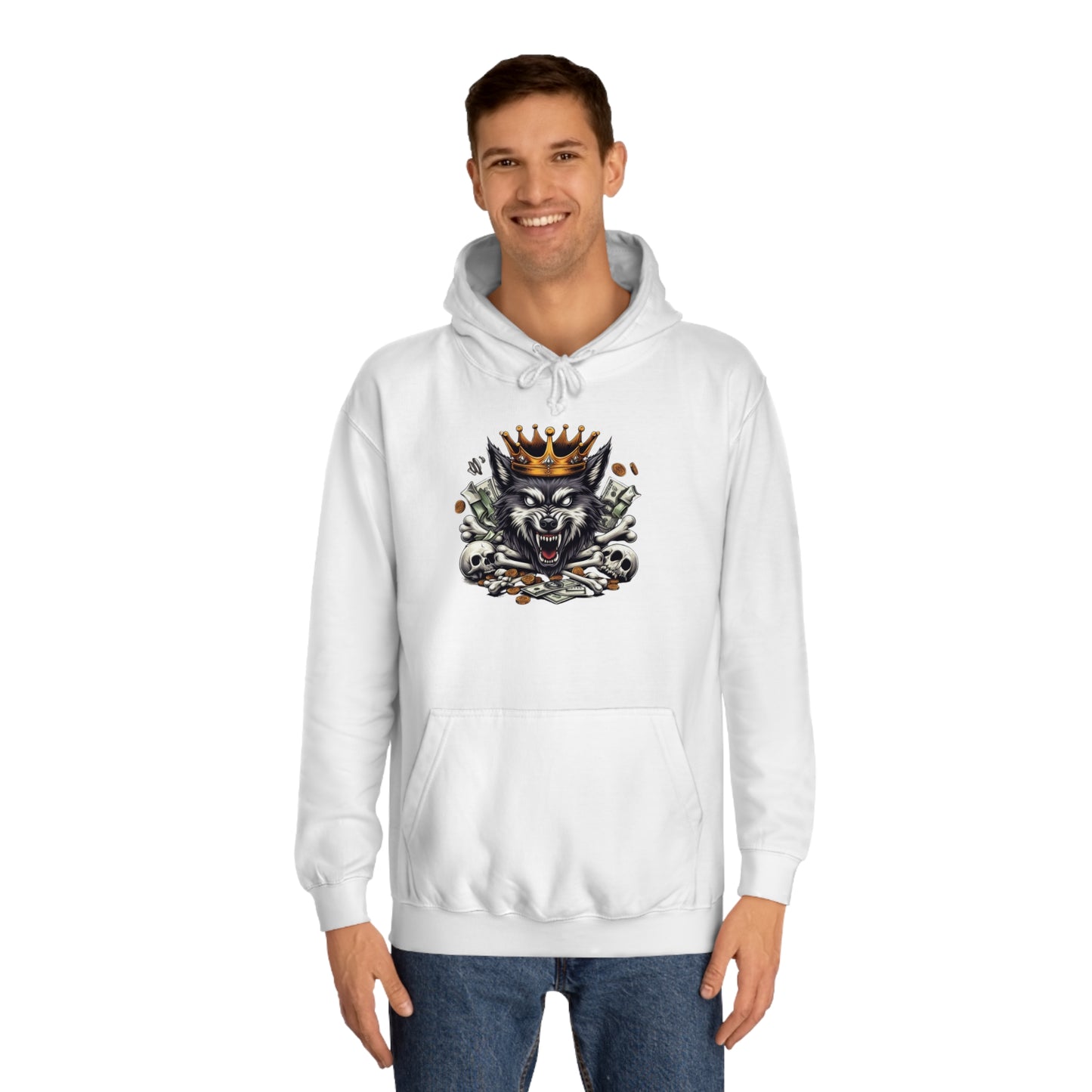 Unisex College Hoodie ROCAVELI WOLF EDITION