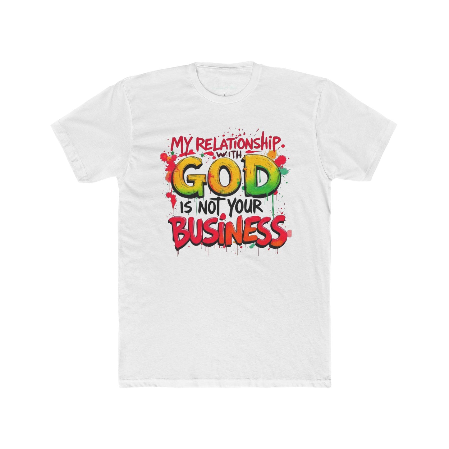 ROCAVELI T‑Shirt — "My Relationship With God Is Not Your Business" Christian Graphic Tee