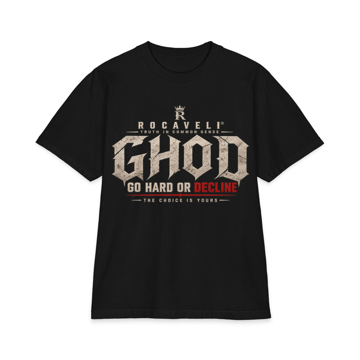 GHOD "Go Hard or Decline" thick feel slightly over size