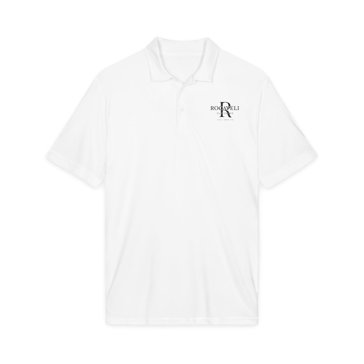 Rocaveli Branded Polo Shirt — Embroidered Logo Performance dry fit