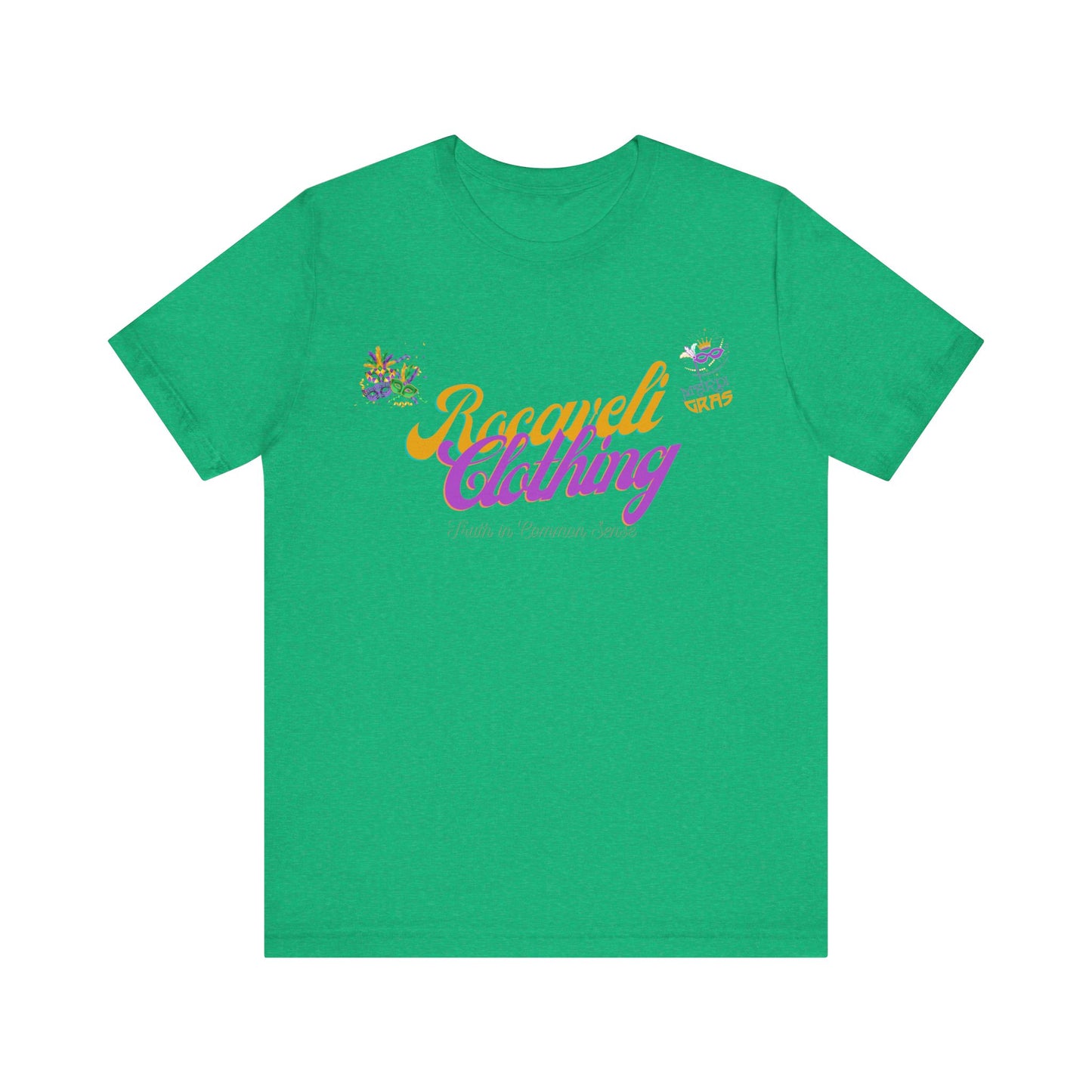 Unisex mardi gras edition rocaveli clothing t shirt