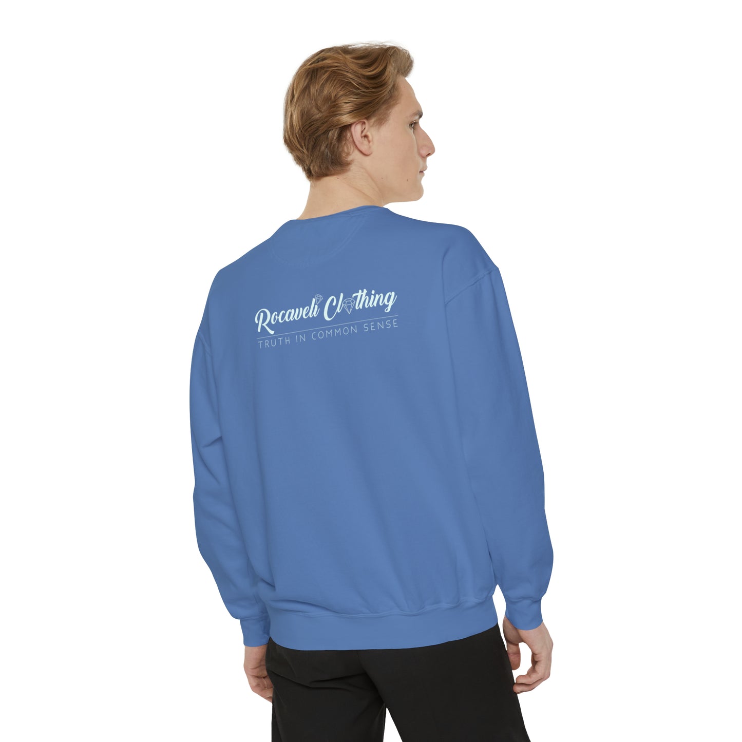 Unisex Garment-Dyed Sweatshirt ROCAVELI WOLF EDITION