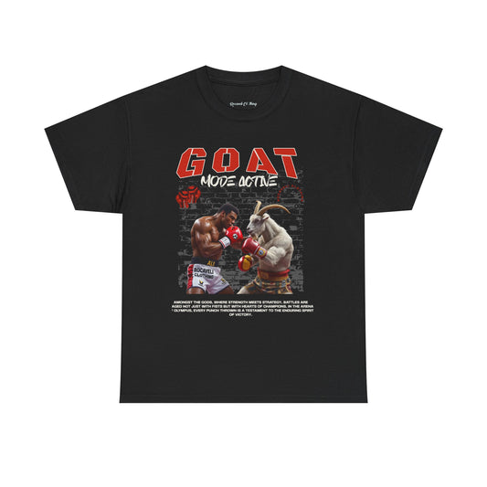 ROCAVELI GOAT Mode HEAVY Boxing T-Shirt — Goat MODE ACTIVE