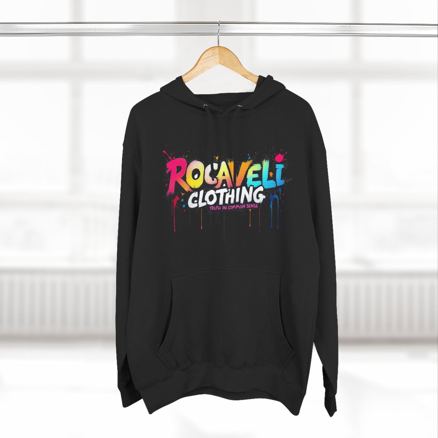 ROCAVELI CLOTHING DOING WHATS BEST FOR ME Three-Panel Fleece Hoodie