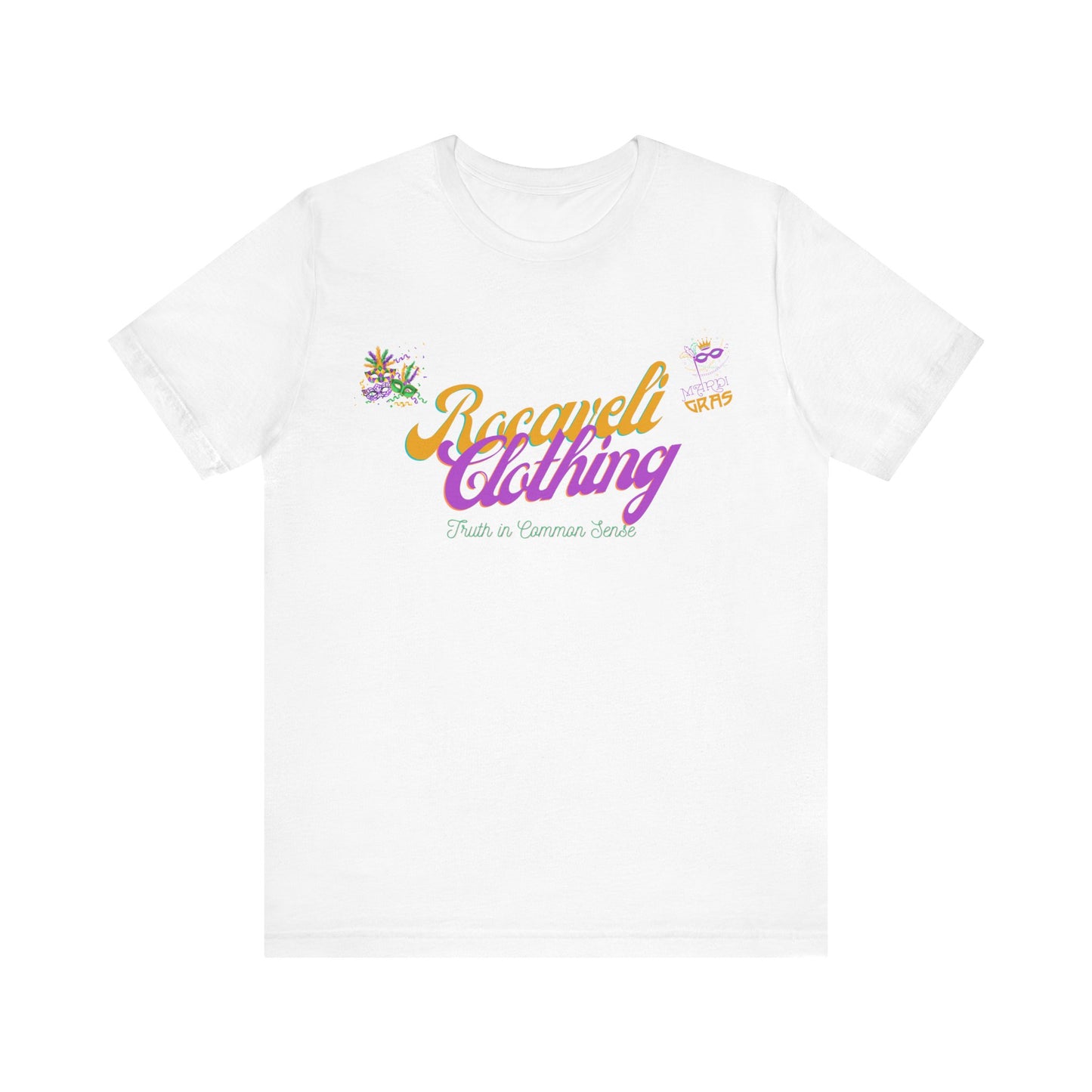 Unisex mardi gras edition rocaveli clothing t shirt