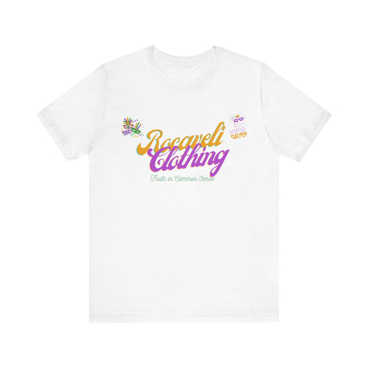 Unisex mardi gras edition rocaveli clothing t shirt