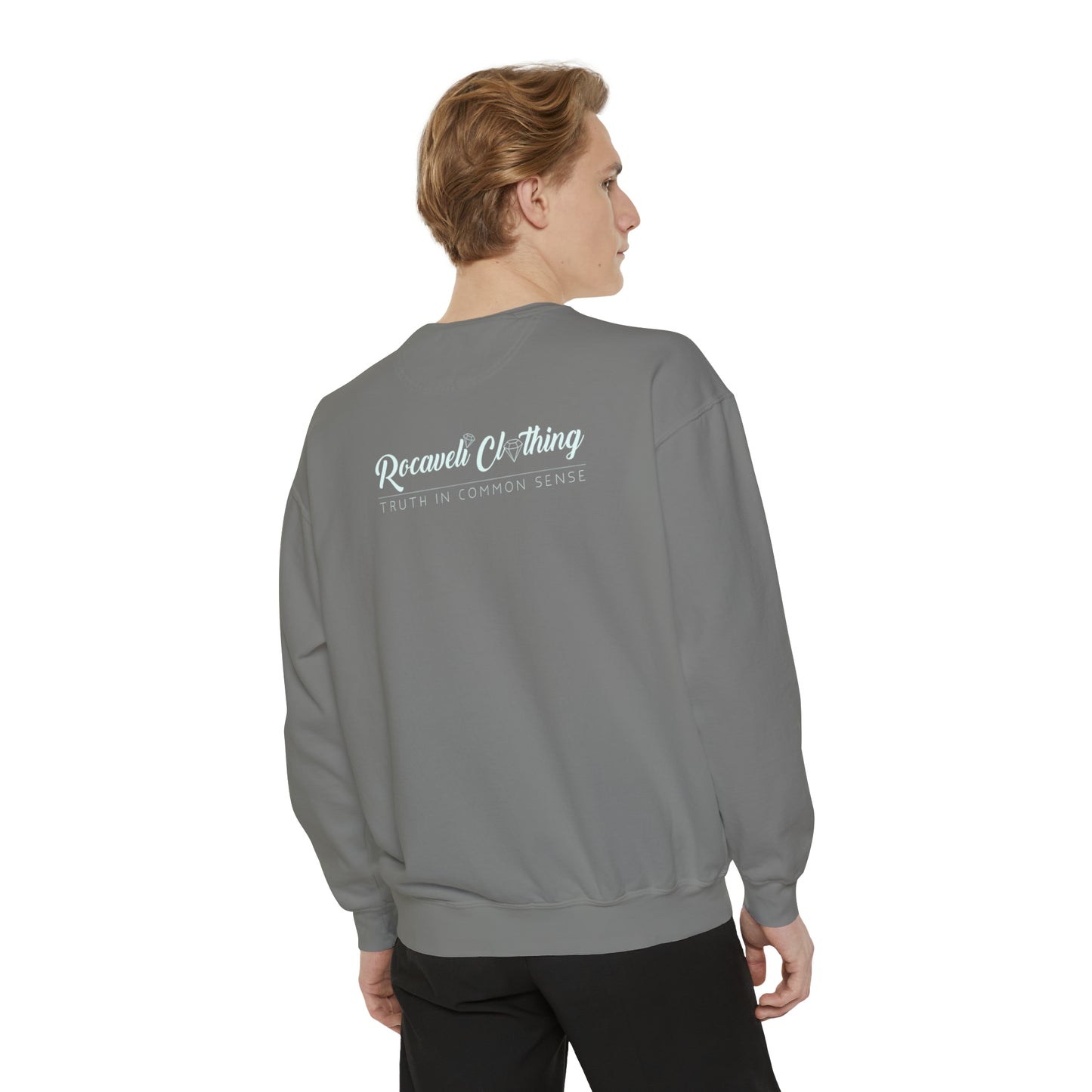 Unisex Garment-Dyed Sweatshirt ROCAVELI WOLF EDITION