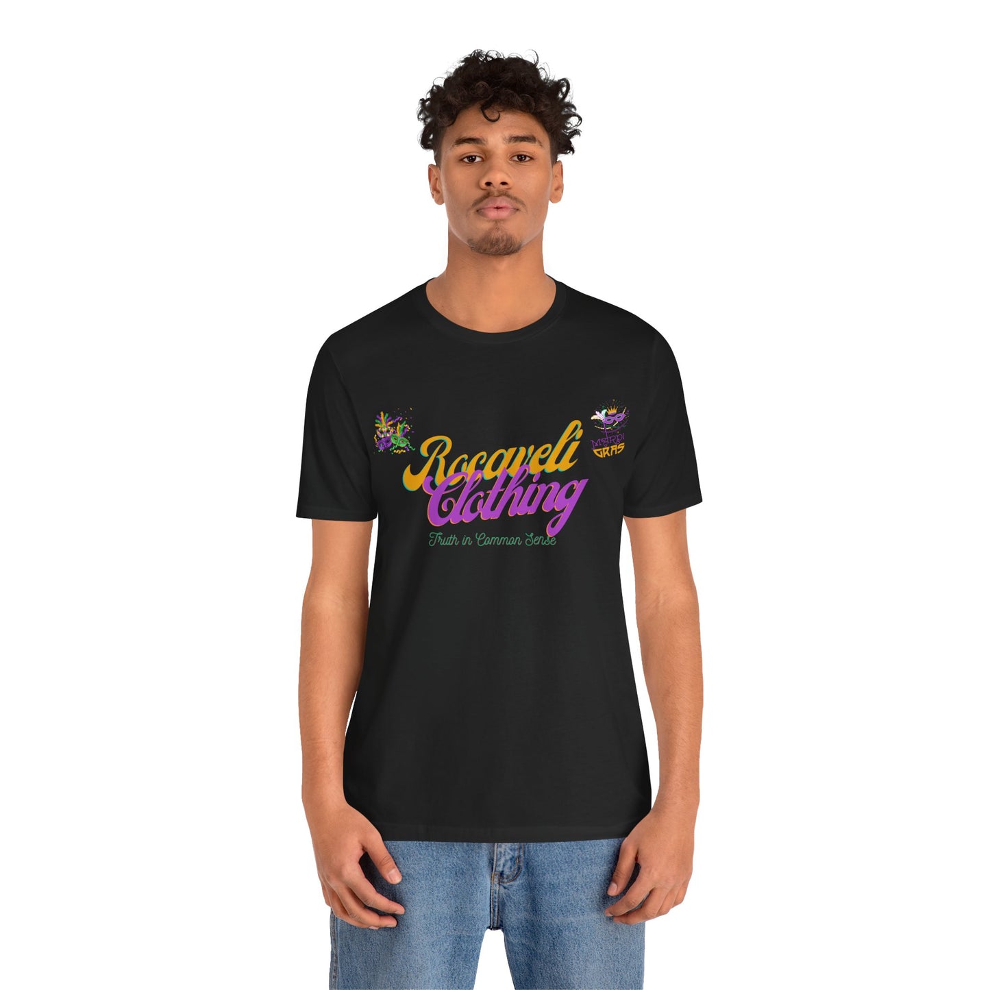 Unisex mardi gras edition rocaveli clothing t shirt