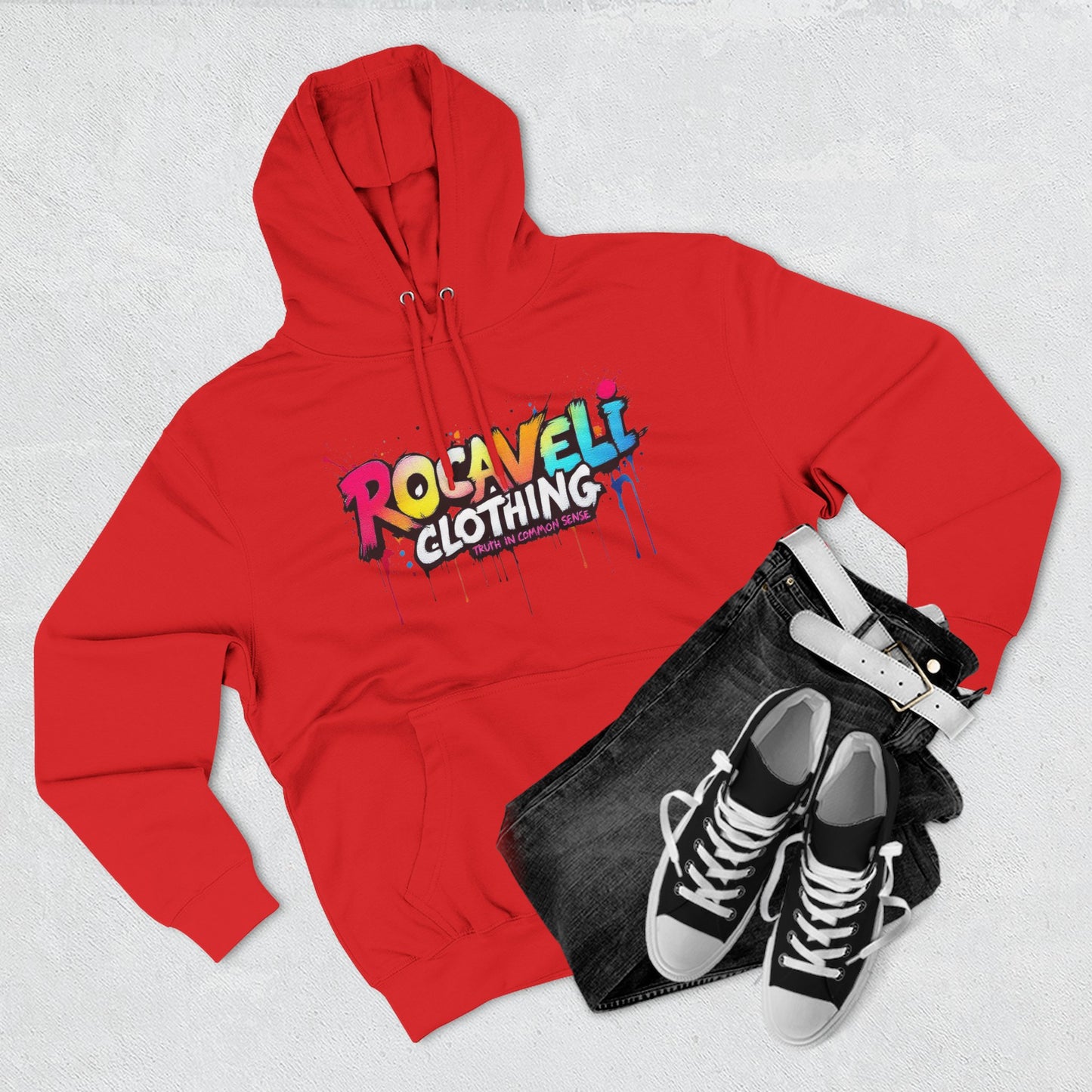 ROCAVELI CLOTHING DOING WHATS BEST FOR ME Three-Panel Fleece Hoodie