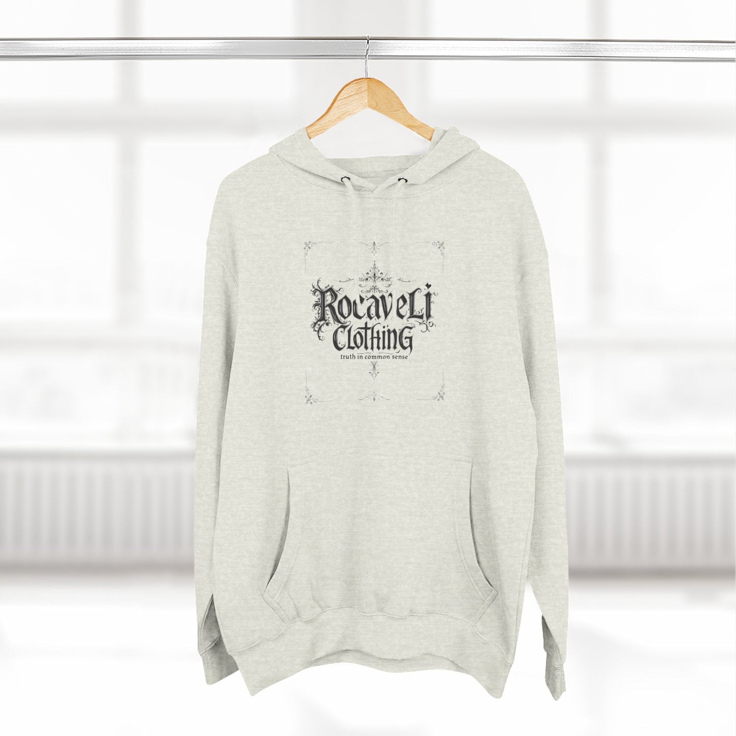 ROCAVELI CLOTHING Hoodie - "New Year New Goals, Same Grind" Graphic Fleece Hoodie