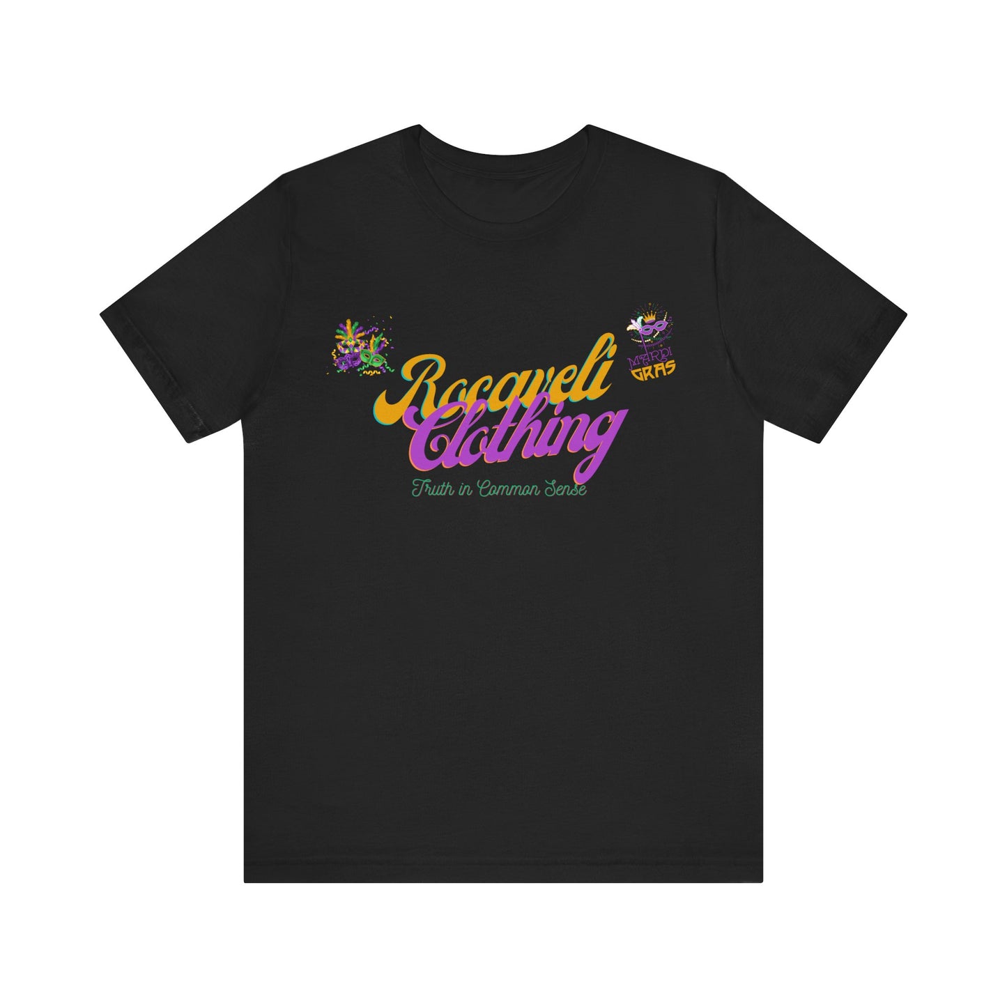 Unisex mardi gras edition rocaveli clothing t shirt