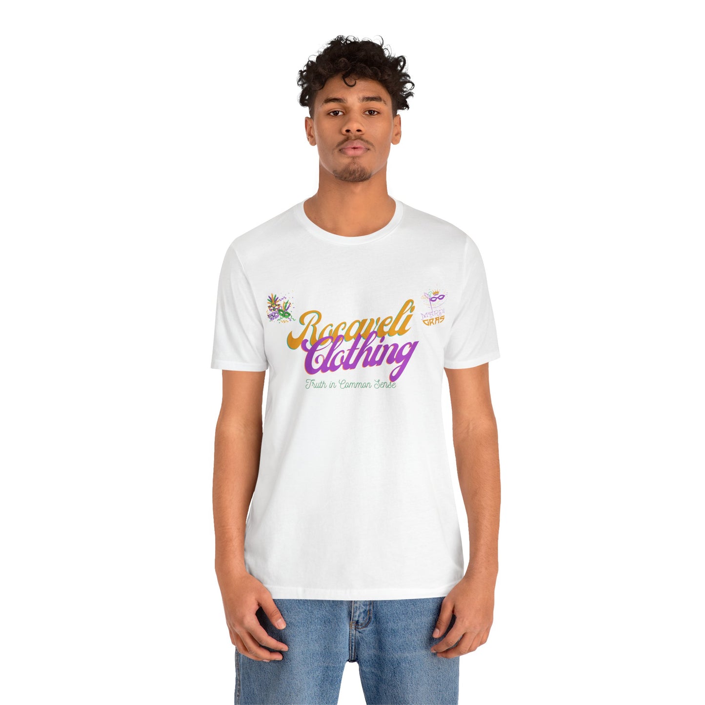 Unisex mardi gras edition rocaveli clothing t shirt