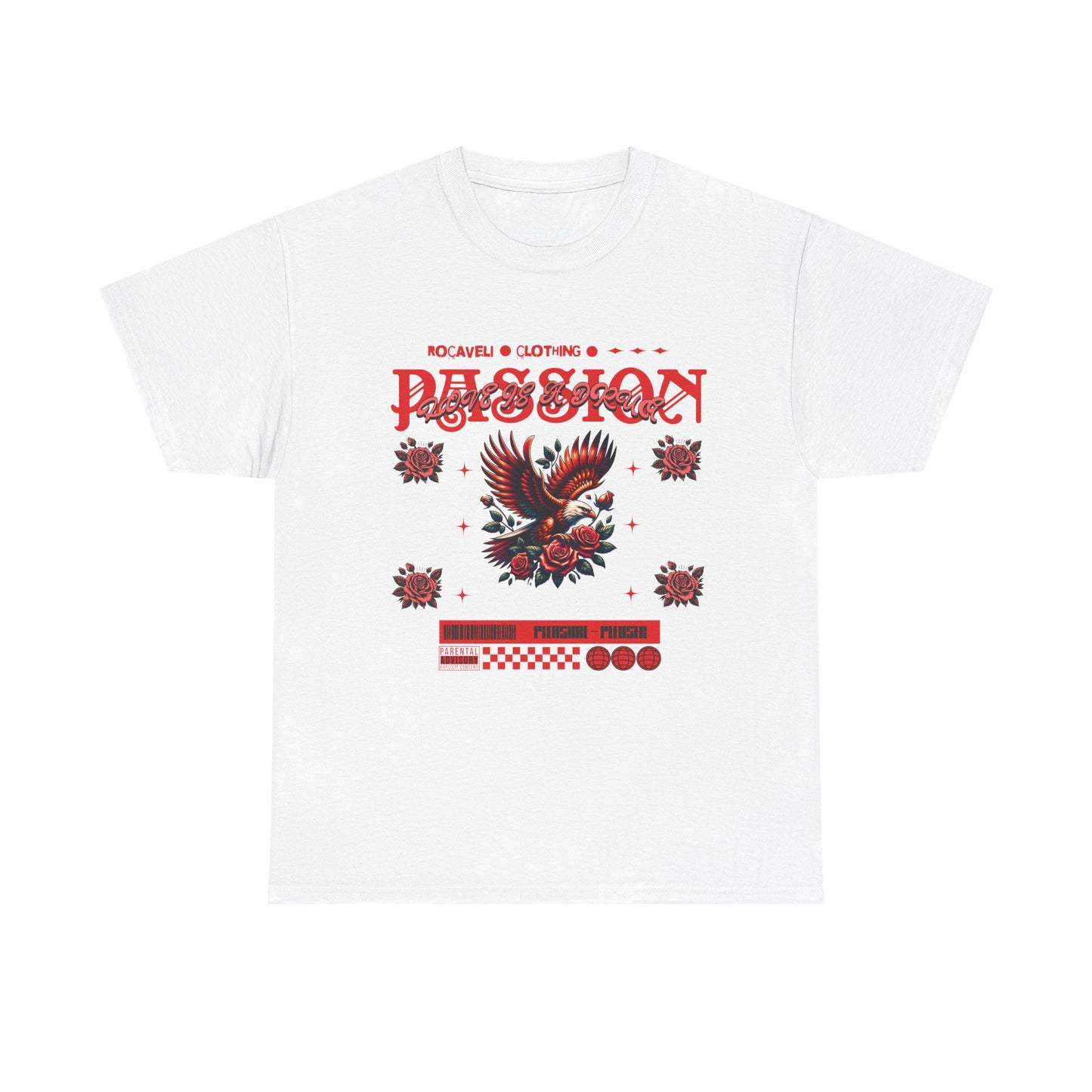 ROCAVELI CLOTHING Passion HEAVY Graphic Tee —