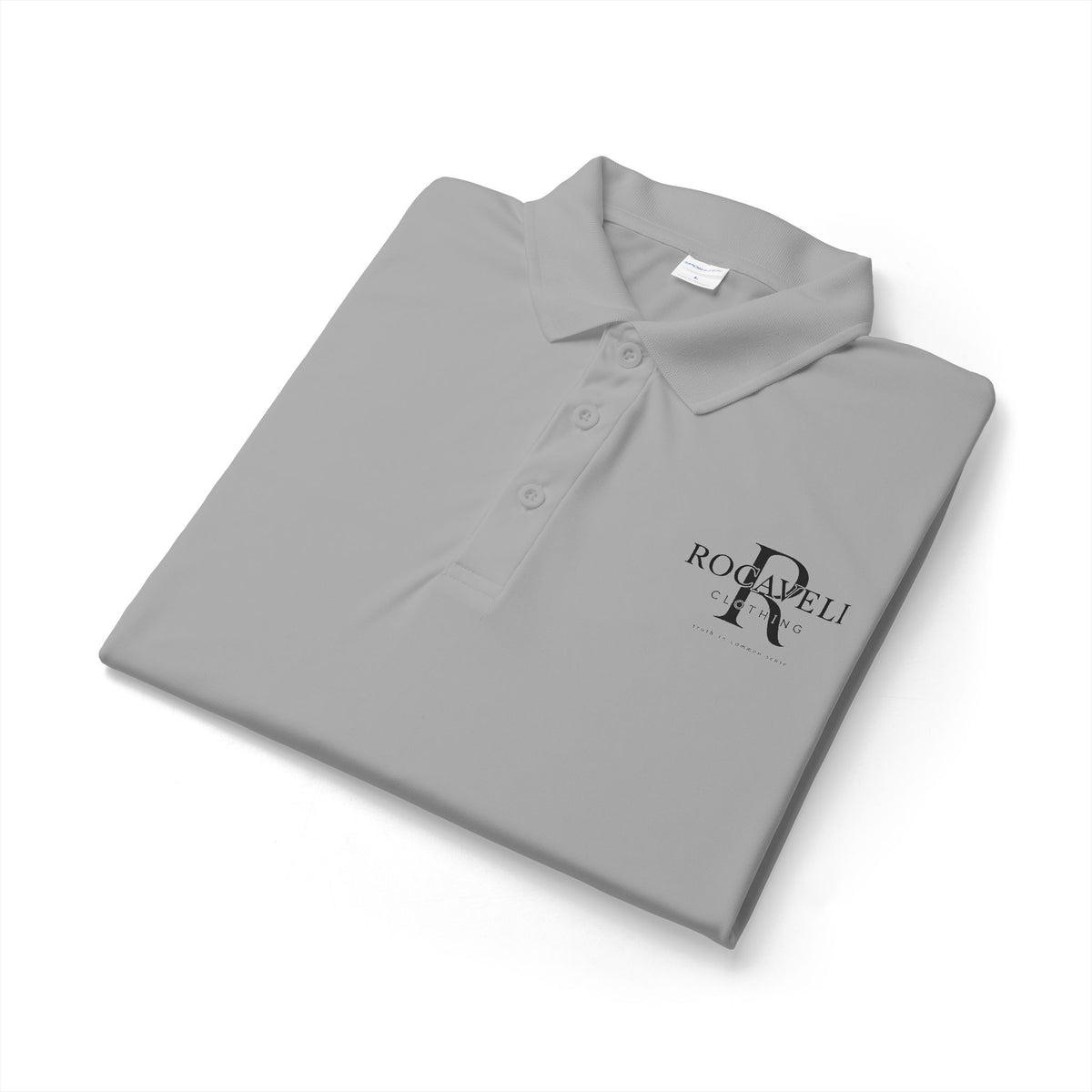 Rocaveli Branded Polo Shirt — Embroidered Logo Performance dry fit