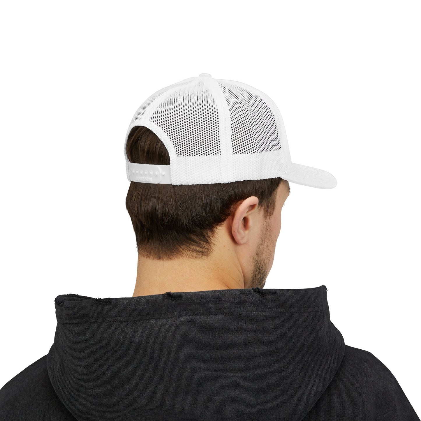Money Grind Gold Logo Snapback Trucker Cap