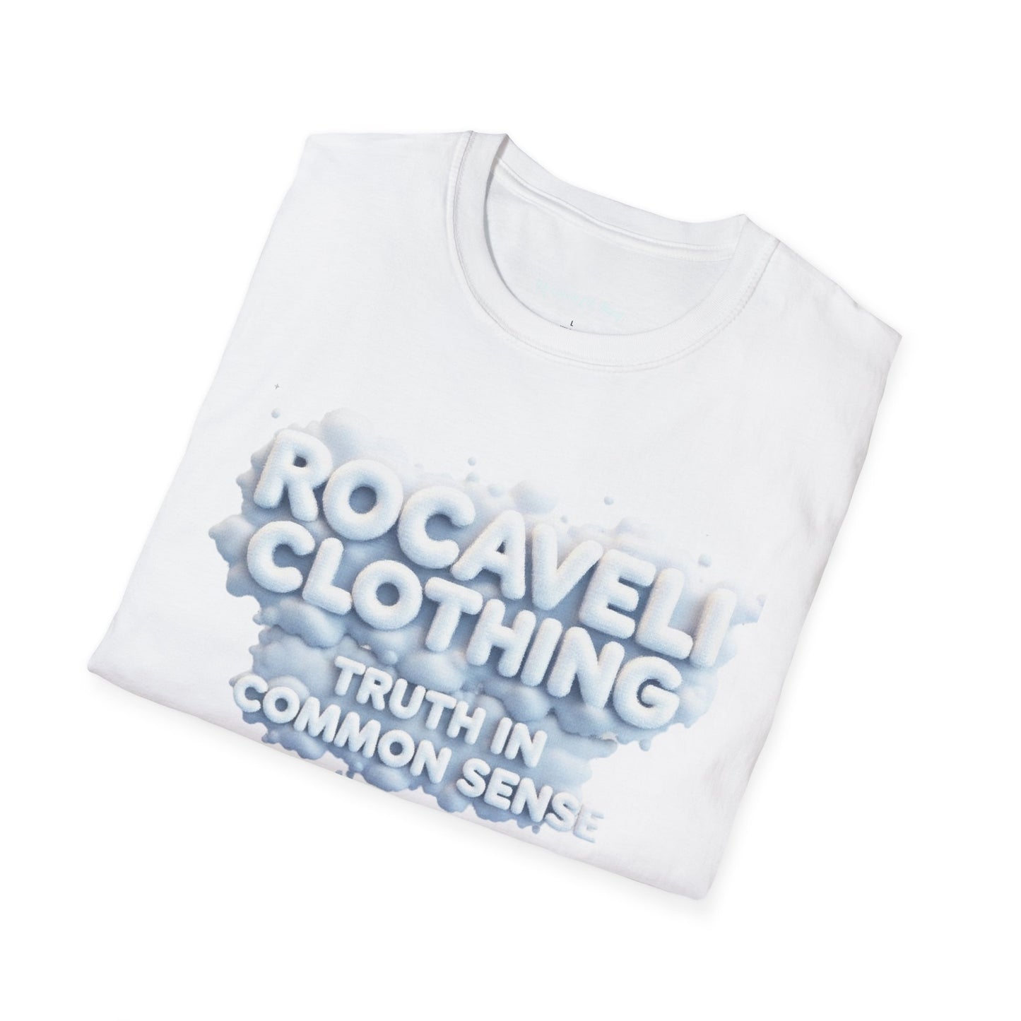 T-Shirt — Rocaveli Clothing “Truth in Common Sense” / Back: “Your negative spirit won’t infiltrate this kingdom”