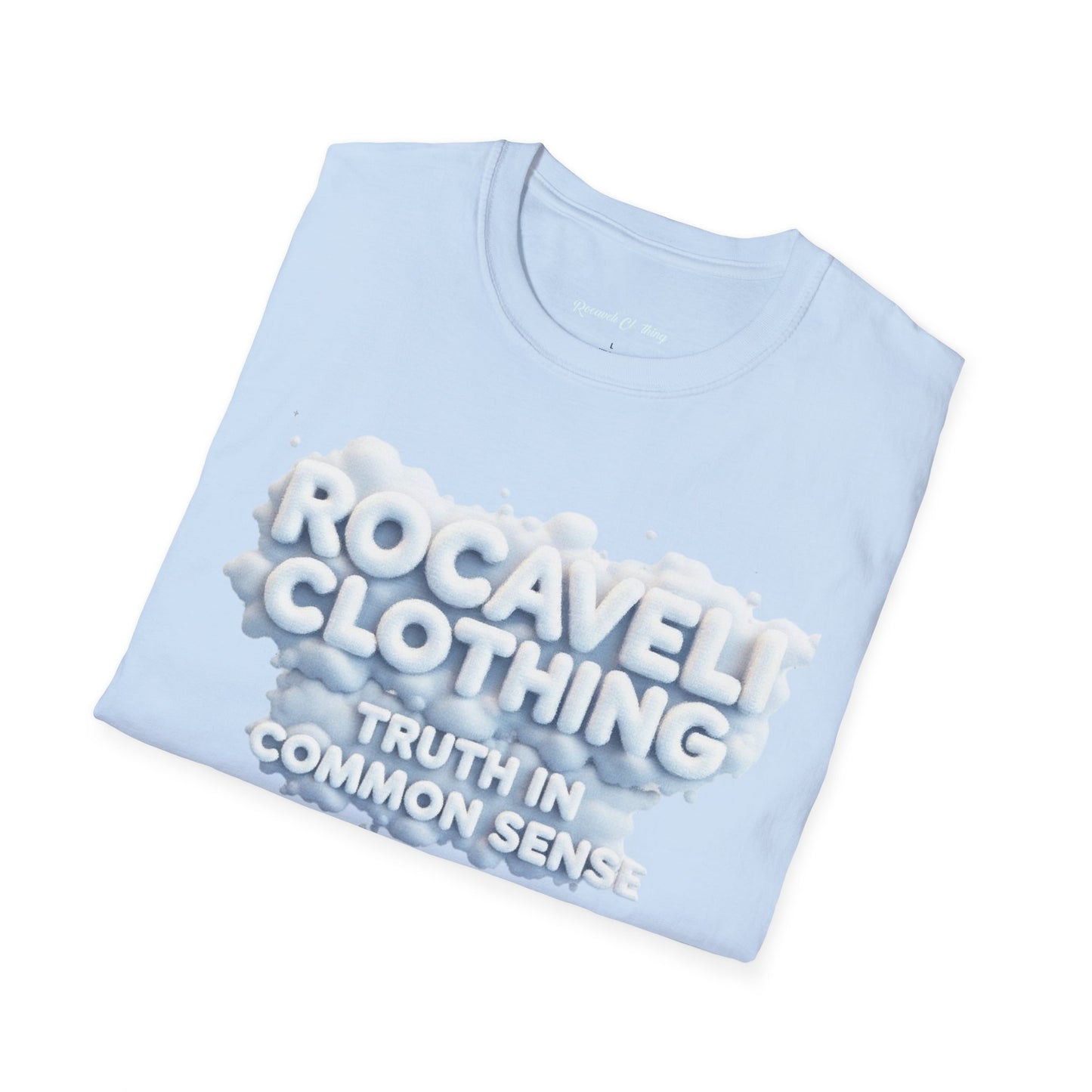 T-Shirt — Rocaveli Clothing “Truth in Common Sense” / Back: “Your negative spirit won’t infiltrate this kingdom”