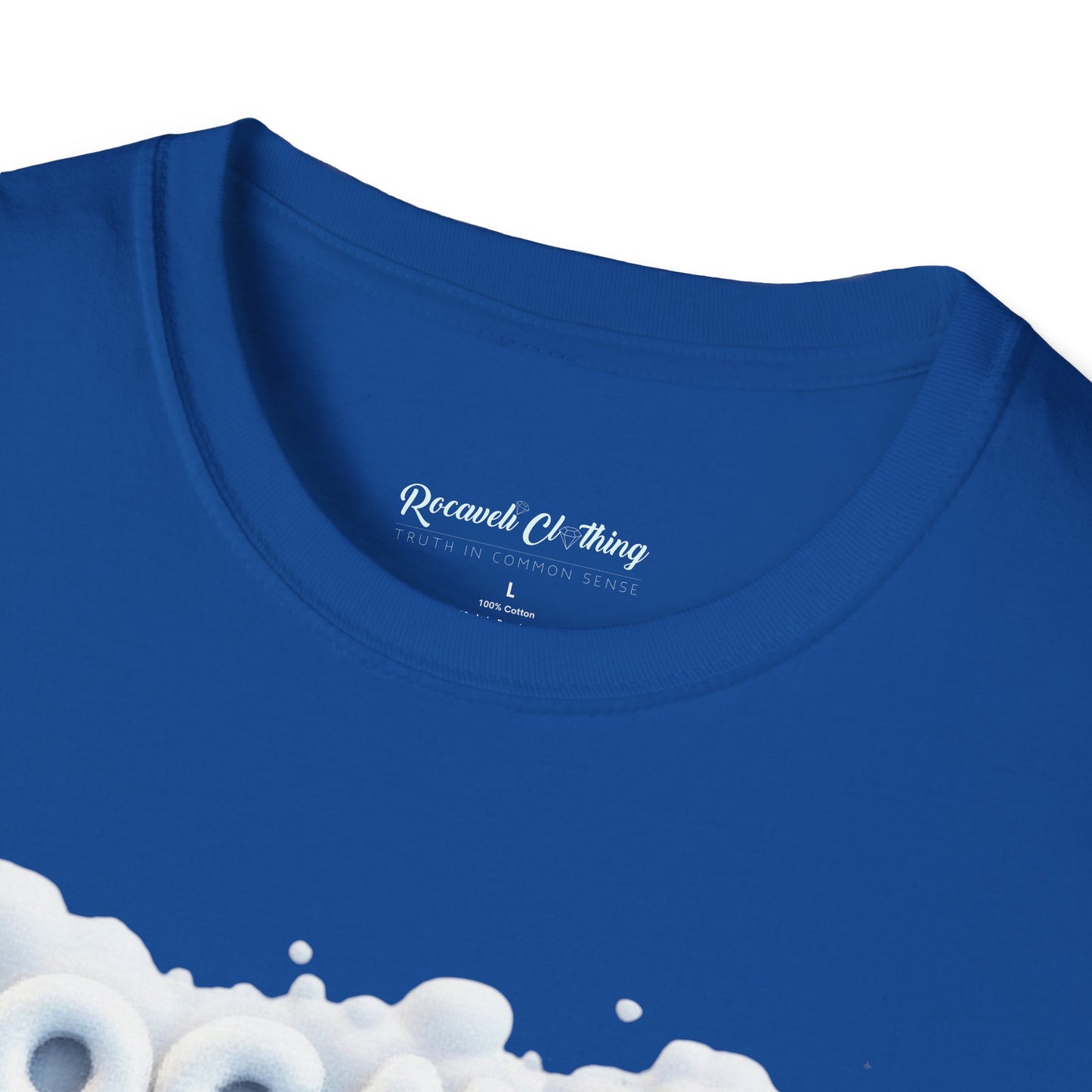 T-Shirt — Rocaveli Clothing “Truth in Common Sense” / Back: “Your negative spirit won’t infiltrate this kingdom”