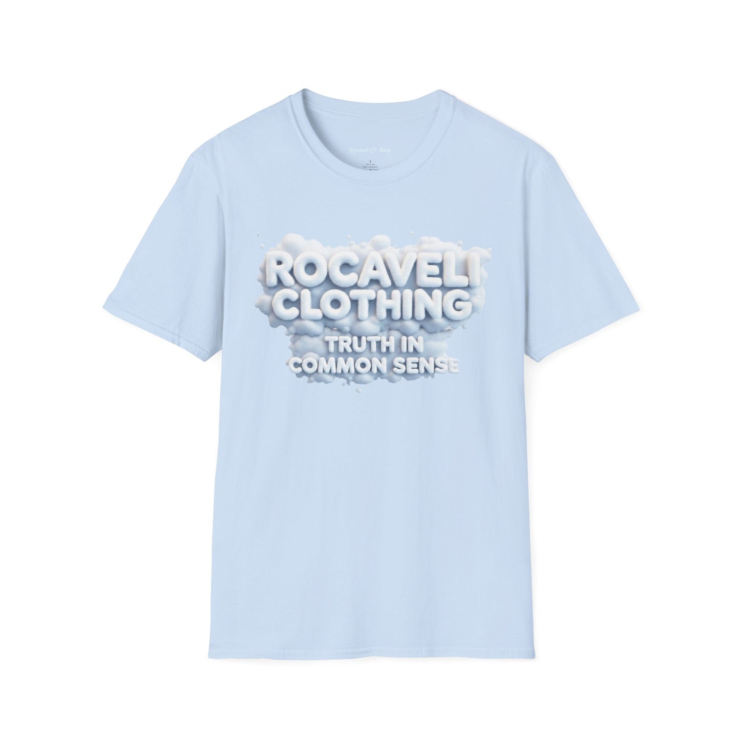 T-Shirt — Rocaveli Clothing “Truth in Common Sense” / Back: “Your negative spirit won’t infiltrate this kingdom”