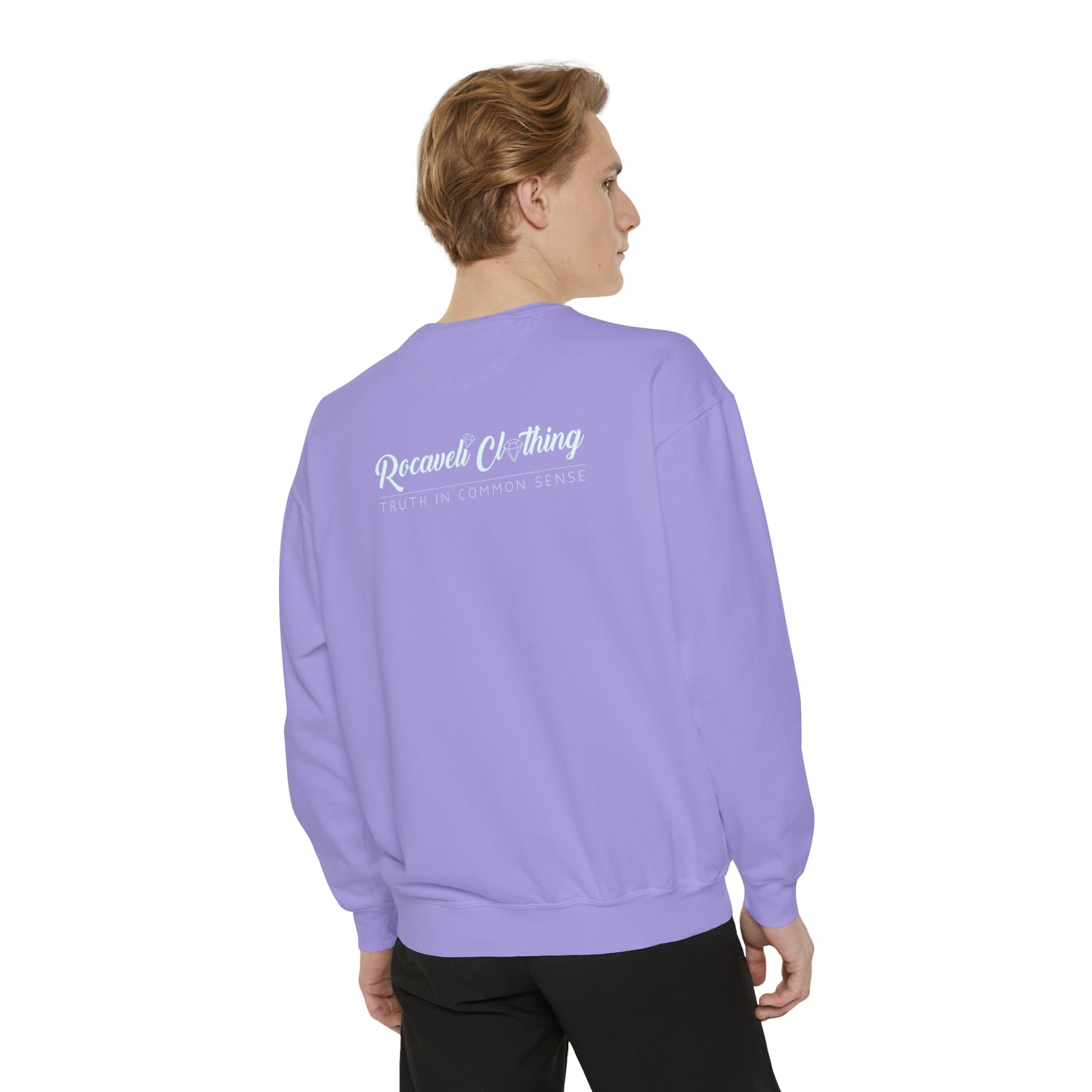 Unisex Garment-Dyed Sweatshirt ROCAVELI WOLF EDITION