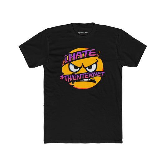 I Hate #ThatInternet Angry Emoji T‑Shirt — Funny Internet Humor Tee